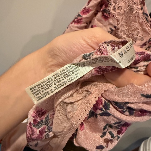 Intimately Free People Take It Away Bodysuit Pink Combo | Size Medium | NWOT - Picture 10 of 10